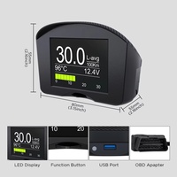 AUTOOL X50 PLUS Scanner HUD pour voiture, effacement ou lecture des codes DTC, alarme précoce intelligente des codes de panne, multifonction, lecteur OBD2
