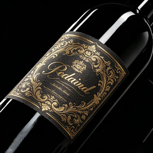 Etiqueta de Embalaje con Estampado Dorado Personalizado <span class=keywords><strong>MegaVision</strong></span> MegaVision20230421-01, Etiquetas para Botellas de Whisky, Diseño en Relieve Multicapa, Premium - Product Image 6