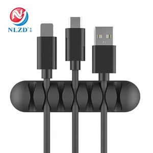 Pengatur Kabel/Penahan Earphone Penjepit Kabel Penjepit Kabel Pengatur Kawat Silikon/Aksesori Interior Mobil