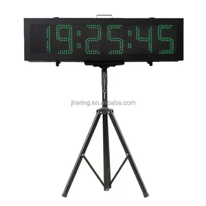 Jhering LED 6 Digits 8 Inch Giant Double Sided Waterproof Sports Digital Watch Marathon Race Clock Timer For Outdoor