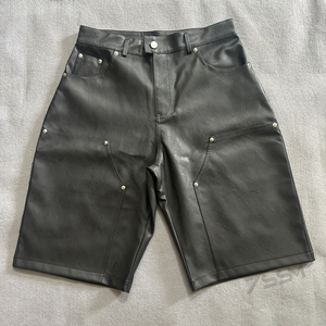 Shorts in pelle da uomo, - Product Image 1