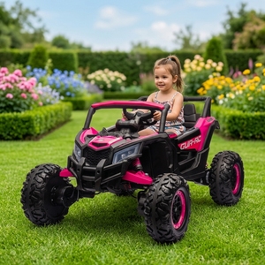 Auto Elettrica Rosa UTV per Bambini dai 7 Anni e Ragazzi Più Grandi, Grande Auto Giocattolo Elettrica a 2 Posti per Bambine - Product Image 1
