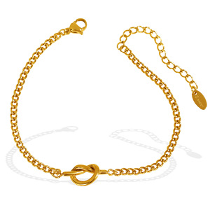 Pulsera de Cadena con Hebilla Dorada de Moda Europea y Americana, Aleación de Zinc, Unisex, Ajustable, Diseño de Lujo Ligero - Product Image 5