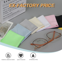 Chiffonnette de nettoyage pour lunettes en microfibre de haute qualité, logo personnalisé, marque privée, en suède gaufré pour le nettoyage des écrans et des verres