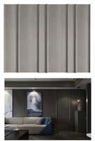 Revêtement mural WPC co-extrudé de haute qualité, étanche, en composite bois-plastique, panneau rainuré pour chambre, entrepôt, hôtel