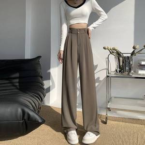 Manufactory Custom Style or Logo ODM Elegant Wide Leg Pants <strong>Women</strong> High Waist <strong>Baggy</strong> Pants Office Ladies Fashion Loose <strong>Trouser</strong> - Product Image 3