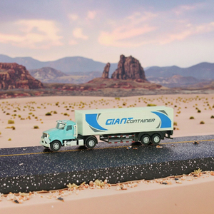 Quy mô 1:36 Diecast kim loại & nhựa Container xe với âm thanh ánh sáng kéo-trở lại cơ chế và biểu tượng tùy chỉnh - Product Image 3