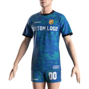 Camiseta Deportiva de Cuello Redondo para Hombre, Estilo Jersey, para Gimnasio o Equipo, Camiseta de Rugby Madagascar - Product Image 5