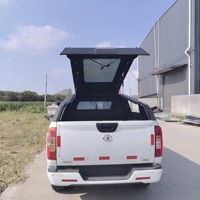 Capot rigide pour pick-up Great Wall GWM Poer, type hard-top, avec fenêtre avant verrouillable, étanche et rail de toit