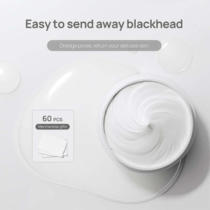 Masker Wajah kupas pemurni Pori, masker penghilang komedo dengan asam salisilat Aloe Pembersih pori-pori tanah liat putih Amazonian - Product Image 3