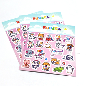 Tùy Chỉnh Trang Trí Trong Suốt Sticker, Cá Nhân Rõ Ràng Sticker Sheets Hôn Cắt Sticker <span class=keywords><strong>Sheet</strong></span> In Ấn - Product Image 2