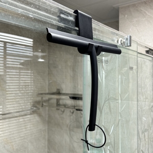 Raclette de douche multifonction en silicone pour portes de douche, salle de bain - Product Image 3