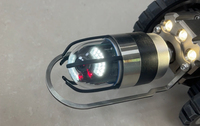 Robot d'inspection de pipeline HD avec mise au point électrique, 360° °   Rotation et 220 °   Support de fixation pour tuyaux de 120 à 800 mm
