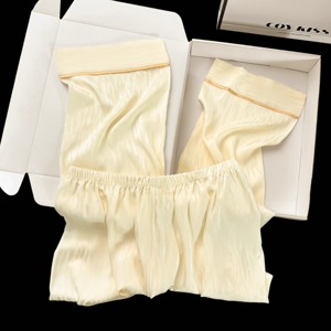 Indumenti da notte personalizzati da <span class=keywords><strong>uomo</strong></span> autunno e inverno di fascia alta Casual semplice per la casa Set di pigiami in raso - Product Image 5