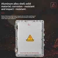 Boîte de jonction en aluminium anti-explosion ATEX, étanche IP66, revêtement poudré, sécurité accrue