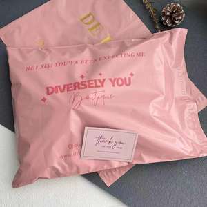 Sacs d'expédition en plastique noir de bonne qualité, sacs d'emballage pour courrier, enveloppes d'expédition, logo personnalisé pour vêtements / poly mailer pour boîte à chaussures - Product Image 1