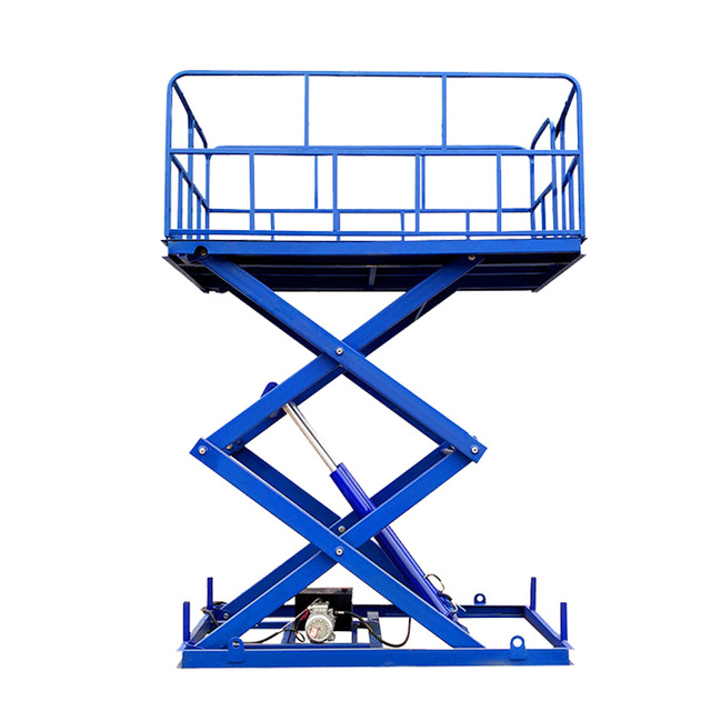 1T 2T 5T 10T 3m 4m Customized Fixed Scissor Lift Cargo Elevator Small Hydraulic Platform Freight Floor Scissor Lift Table