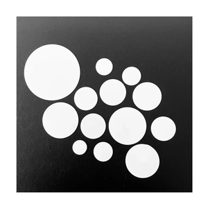 0.45mm Tailles personnalisées 20mm 25mm 50mm Blanc brillant Sublimation Cercle Blanks Parfait pour PHONE GRIPS <span class=keywords><strong>Lot</strong></span> - Product Image 2