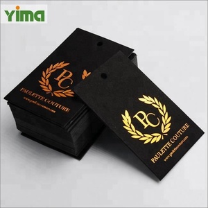 2025 mát mẻ Lá Vàng tem treo tag mạ vàng in ấn logo vàng tay thẻ - Product Image 2