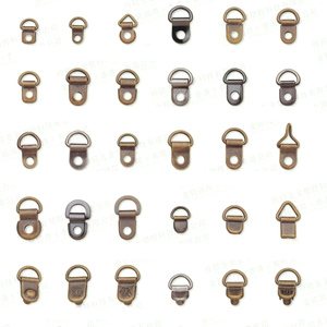 Shoelace <b>hook</b>, D-ring, metal buckle, boot shoelace eyelet, button, <b>snap</b> fastener, shoe decoration, handbag, wallet strap - Product Image 3