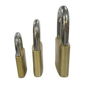 مصلدة بهيكل من النحاس الأصفر الصلب ، 30 ، قفل دائري بمفاتيح نحاسية - Product Image 1