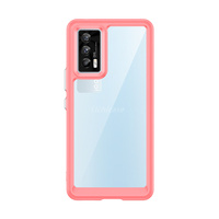 Cadre en TPU souple résistant aux chocs Couverture mobile antidérapante pour Vivo IQOO 7 (Inde) Coque arrière transparente