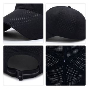 Gorra de béisbol de malla personalizada para hombre, gorra de poliéster para verano, protección solar para exteriores, transpirable, gorra de pesca con visera de pico de pato - Product Image 5