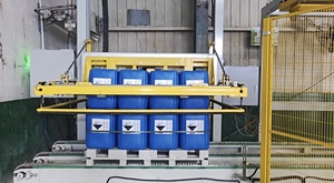 Machine de cerclage de palettes à commande servo, ligne d'emballage complète pour produits chimiques en jerrycan et en sacs en vrac - Product Image 4