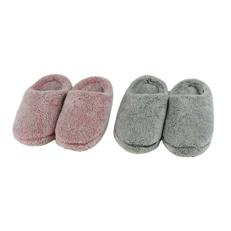 Room Shoes Uniqlo Fluffy Yarn Fleece Slippers Indoor Slippers