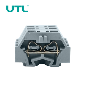 UTL Plástico Extremo del cable Brida Abrazadera Enchufable Mini Cableado Tipo Resorte Conector de riel Din Bloques de terminales 260-301 Equivalente - Product Image 3