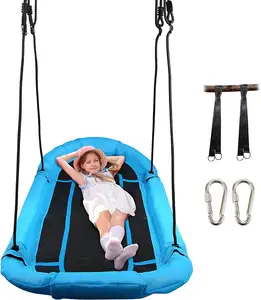 Giant 67" Platform Saucer Tree Swing Surf for Kids,Strong Heavy Duty Flying Saucer Swing for Indoor and Outdoor,700lbs Weight Ca