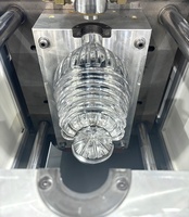 Precio más bajo Máquina semiautomática para hacer botellas de plástico PET Máquina de moldeo por soplado