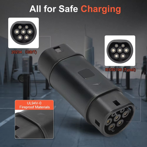 Adaptateur de chargeur EV 22KW GBT vers IEC 62196-2, <span class=keywords><strong>prise</strong></span> de charge pour <span class=keywords><strong>voiture</strong></span>, AC380V 32A 3 phases, adaptateur de chargeur pour <span class=keywords><strong>voiture</strong></span> <span class=keywords><strong>électrique</strong></span> - Product Image 5