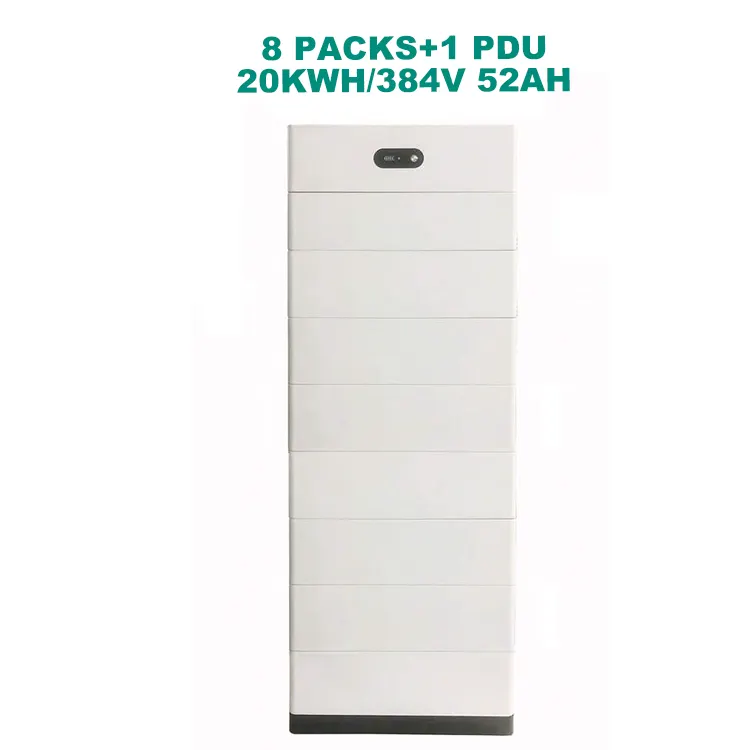 Mur d'alimentation au Lithium 5kwh 10kwh batterie Lifepo4 48v 100ah 200ah système solaire domestique batterie stockage de l'énergie Station d'alimentation à Cycle profond