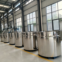 Cylindre de transfert de chaleur à isolation thermique pour huile, avec contrôle de température, en acier inoxydable, pour dispersion.