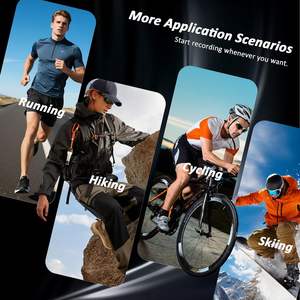 Cámara Deportiva LEECHATWIN 4K Mini, Carcasa de Plástico Gris, 128GB, con Audio, para Usar en el Pecho, con Soporte para Casco - Product Image 2