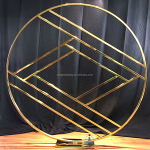 Iangel vendita calda maglia rotonda sfondo dello schermo <span class=keywords><strong>elegante</strong></span> <span class=keywords><strong>moderno</strong></span> decorazioni di nozze sfondo decorazione - Product Image 6