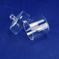 Couvre-culteur en quartz de haute pureté, composition SiO2, taille personnalisée, JGS2 400 Mesh, usage en laboratoire, semi-conducteur, optique