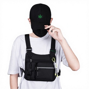 2025 NEW YCH Unisex <b>Chest</b> Rig Backpack Reflective Light Outdoor Running Exercise Hiking Tactical Nylon Polyester - Product Image 3