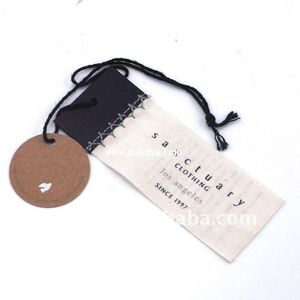 Étiquettes de vêtements recyclés de luxe, étiquettes personnalisées avec logos, cartes en tissu imprimées, vestes. - Product Image 3