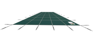 Couverture de sécurité pour piscine rectangulaire, couverture d'hiver pour piscine, triple couture, maille haute résistance, matériau PP avec bonne perméabilité à la pluie - Product Image 4