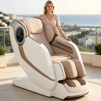 Fauteuils de massage 2D SL-Track, fauteuil inclinable Shiatsu pour le corps entier, masseur à gravité zéro avec rouleau de massage des pieds et étirements de yoga