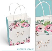 Sacs en papier kraft personnalisés, solutions d'emballage jetables pour les fleuristes, les boutiques de cadeaux et les cadeaux de fête, service d'emballage extérieur
