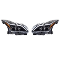 Phares LED blancs froids Q Infiniti G37 2008-2015 avec animation de démarrage DRL, nouveaux, 12V, pour coupé et cabriolet Q60, lampes avant de voiture
