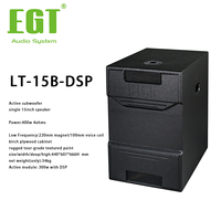 Système de sonorisation portable professionnel PA Active Line Array CL8H avec caisson de basses de 15 pouces en contreplaqué de bouleau, amplificateur DSP 600W, équipement sonore pour scène