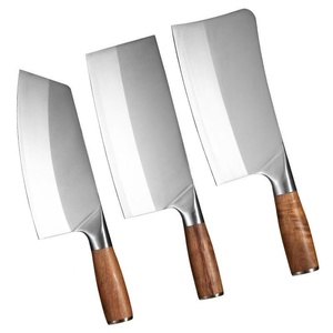 Ensemble de couperet en acier inoxydable Manche en palissandre de cuisine en acier au carbone haute performance Maîtrise <span class=keywords><strong>culinaire</strong></span> Chef <span class=keywords><strong>chinois</strong></span> - Product Image 1