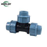 Connecteur rapide Push Fit PN16 matériel de plomberie IRRIPLAST PE raccord de tuyau en plastique PP raccord d'irrigation goutte à goutte connecteur de tube