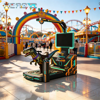 Simulateur de mouvement VR HEROVR Dino Rider, jeu de tir, machine d'arcade compacte pour centre de jeux intérieur
