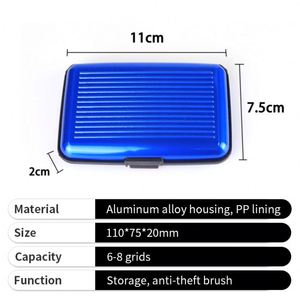 Custom Credit <b>Metal</b> Travel Luxury Promotion Business Card Holder for Corporate - Product Image 2