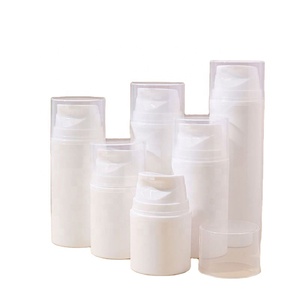 Best Price 30ml 50ml 80ml 100ml 150ml White Plastic Cosmetic Packaging Container Serum Lotion Airless Pump Bottle - Product Image 5